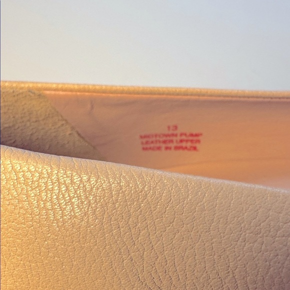 Marc Joseph leather tan block heel pump size 13 - Picture 9 of 9